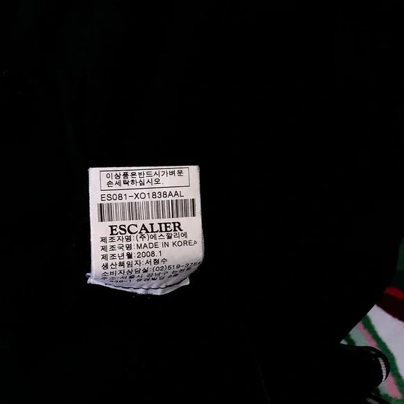 Escalier Sheer Black Sweater Dress with Beaded Accents - Picture 7 of 9